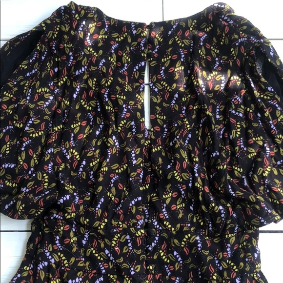 NWOT Free People Meet Virginia Romper in Black Combo size 0 - Picture 7 of 9